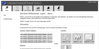 AdminControlPanel