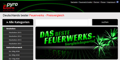 Feuerwerk vergleich