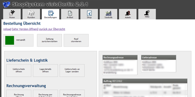 Shopsystem visioBerlin